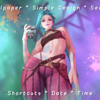 Jinx Arcane desktop wallpaper