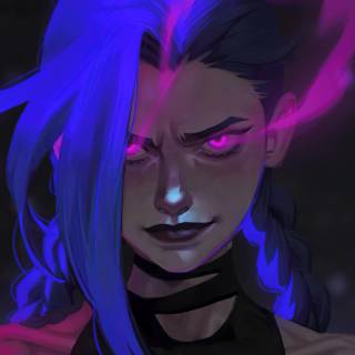 Jinx Arcane desktop wallpaper