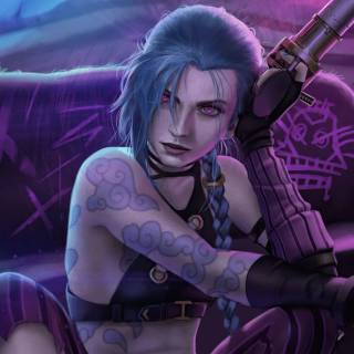 Jinx Arcane desktop wallpaper