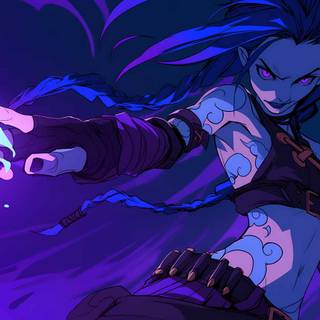 Jinx Arcane desktop wallpaper