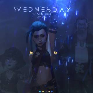 Jinx Arcane desktop wallpaper