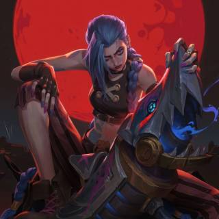 Jinx Arcane desktop wallpaper
