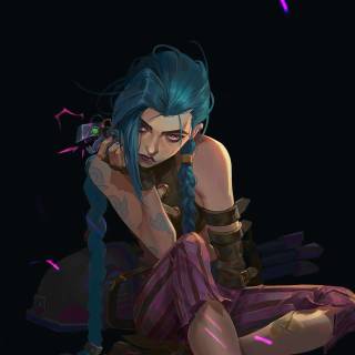 Jinx Arcane desktop wallpaper