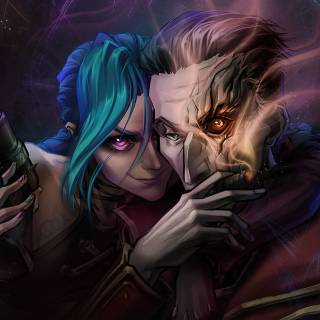 Jinx Arcane desktop wallpaper