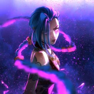 Jinx Arcane desktop wallpaper