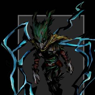 Dark Deku desktop wallpaper