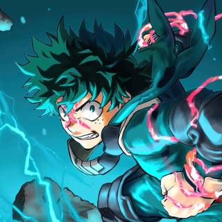 Dark Deku desktop wallpaper
