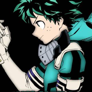 Dark Deku desktop wallpaper
