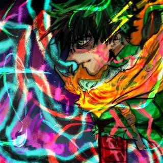 Dark Deku desktop wallpaper