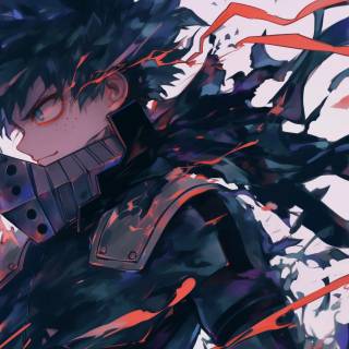Dark Deku desktop wallpaper