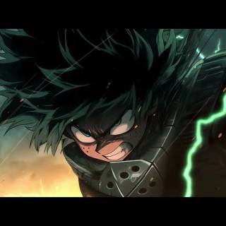 Dark Deku desktop wallpaper