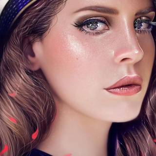 Lana Del Rey aesthetic desktop wallpaper