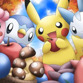 Aesthetic Pokémon desktop wallpaper