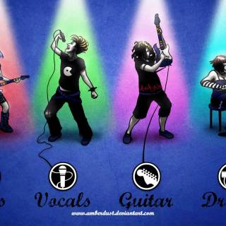 Rock band desktop wallpaper