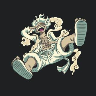 Luffy dark desktop wallpaper