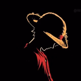 Luffy dark desktop wallpaper