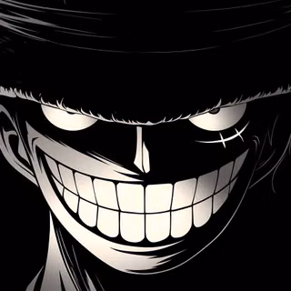 Luffy dark desktop wallpaper