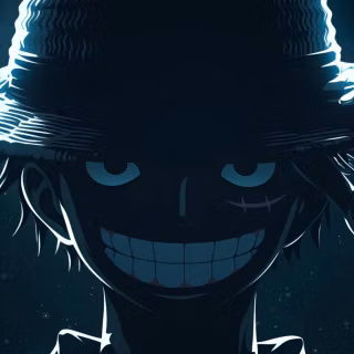 Luffy dark desktop wallpaper