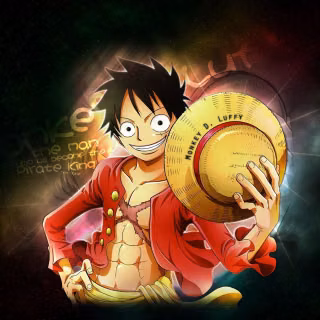 Luffy dark desktop wallpaper