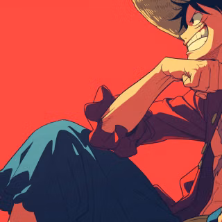 Luffy dark desktop wallpaper