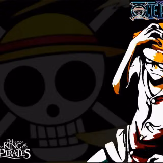 Luffy dark desktop wallpaper