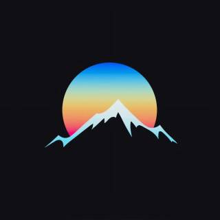 Minimal gradient desktop wallpaper