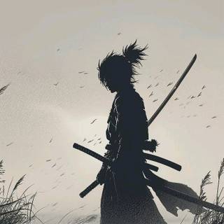 Anime samurai mobile wallpaper