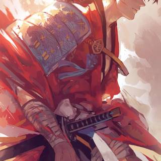 Anime samurai mobile wallpaper