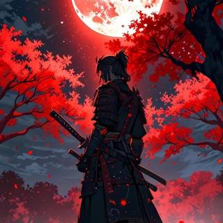 Anime samurai mobile wallpaper