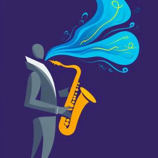 Saxophone mobile wallpaper