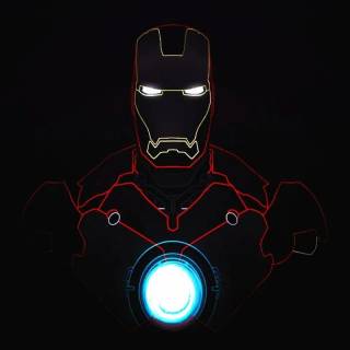 Iron Man logo mobile wallpaper