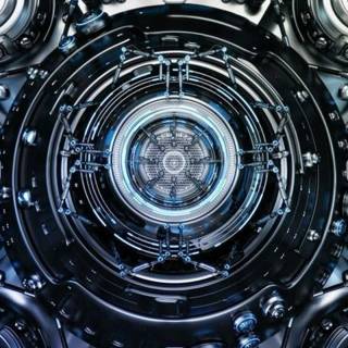 Iron Man logo mobile wallpaper