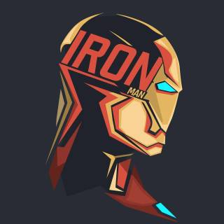 Iron Man logo mobile wallpaper
