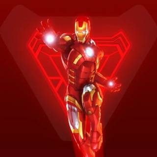 Iron Man logo mobile wallpaper