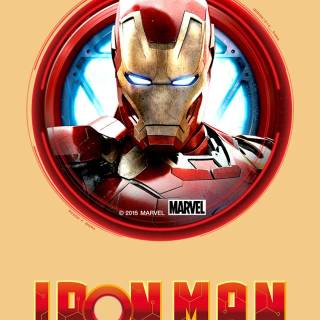 Iron Man logo mobile wallpaper