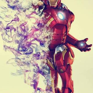 Iron Man logo mobile wallpaper