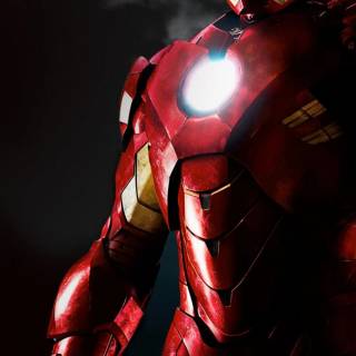 Iron Man logo mobile wallpaper