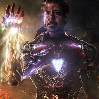 Iron Man logo mobile wallpaper