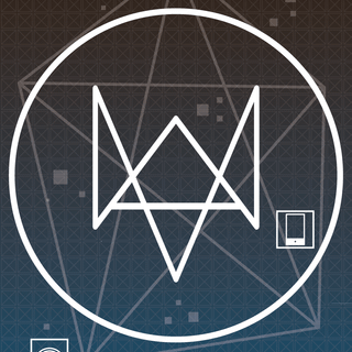 Watch Dogs logo mobile wallpaper