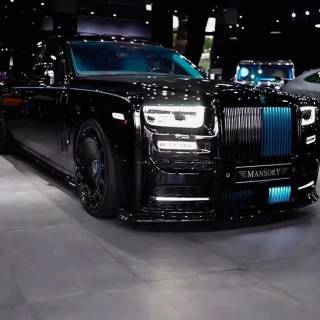 Black Rolls Royce Mansory wallpaper