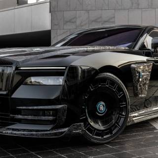 Black Rolls Royce Mansory wallpaper