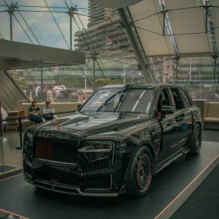 Black Rolls Royce Mansory wallpaper