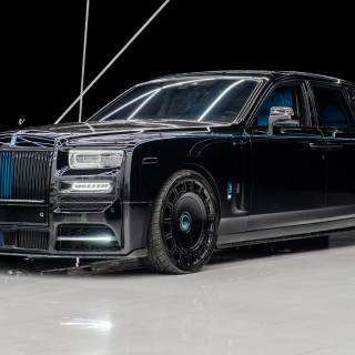 Black Rolls Royce Mansory wallpaper