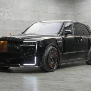 Black Rolls Royce Mansory wallpaper