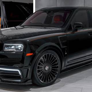 Black Rolls Royce Mansory wallpaper