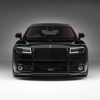 Black Rolls Royce Mansory wallpaper