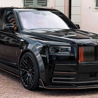 Black Rolls Royce Mansory wallpaper