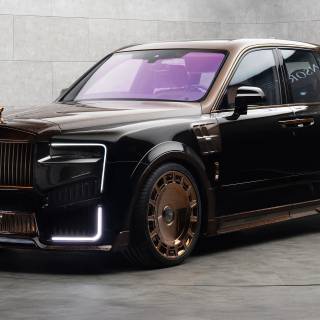 Black Rolls Royce Mansory wallpaper