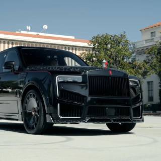 Black Rolls Royce Mansory wallpaper