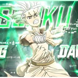 Senku Ishigami desktop wallpaper